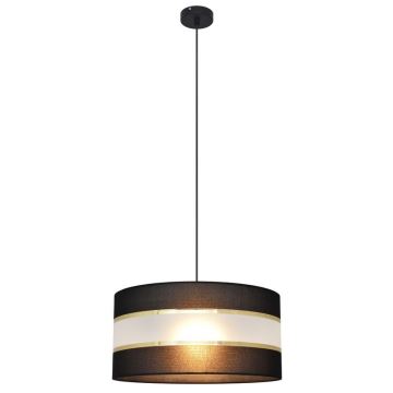 Hängeleuchte HELEN 1xE27/60W/230V Durchschn. 40 cm schwarz/gold