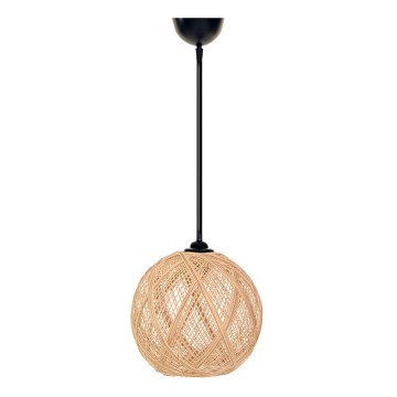 Hängeleuchte JUTE 1xE27/60W/230V beige