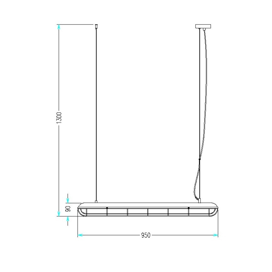 Hängeleuchte KJELD 3xE14/60W/230V