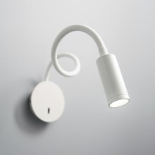 Ideal Lux - Flexible und kleine LED-Leuchte FOCUS LED/3,5W/230V CRI 90 weiß