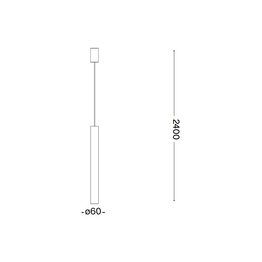 Ideal Lux - LED-Hängeleuchte 1xGU10/7W/230V CRI90