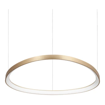 Ideal Lux - LED-Hängeleuchte an Schnur GEMINI LED/59W/230V d 81 cm golden