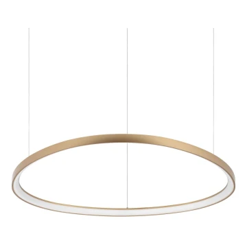 Ideal Lux - LED-Hängeleuchte an Schnur GEMINI LED/82W/230V d 105 cm golden