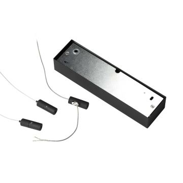 Ideal Lux - LED-Hängeleuchte an Schnur ORACLE LED/89W/230V d 150 cm schwarz