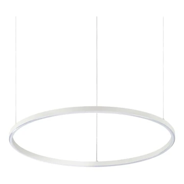 Ideal Lux - LED-Hängeleuchte an Schnur ORACLE SLIM LED/38W/230V d 70 cm weiß