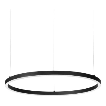 Ideal Lux - LED-Hängeleuchte an Schnur ORACLE SLIM LED/43W/230V d 90 cm schwarz