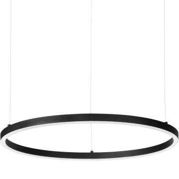 Ideal Lux - LED-Hängeleuchte an Schnur ORACLE SLIM LED/43W/230V d 90 cm schwarz