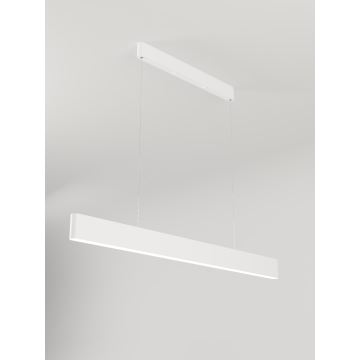 Immax NEO 07157-W120X - RGB+CCT Dimmbare LED-Hängeleuchte an Schnur MILANO LED/40W/230V Tuya weiß