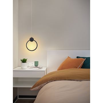 Immax NEO 07233L - Dimmbare LED-Hängeleuchte an Schnur NEO LITE OVALE LED/18W/230V Wi-Fi Tuya 2700-6500K + Fernbedienung