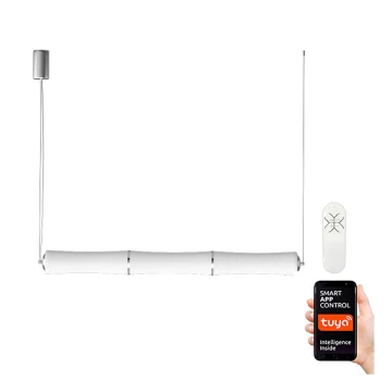 Immax NEO - Dimmbare LED Hängeleuchte BAMBOOS LED/45W/230V 135 cm + Fernbedienung Tuya