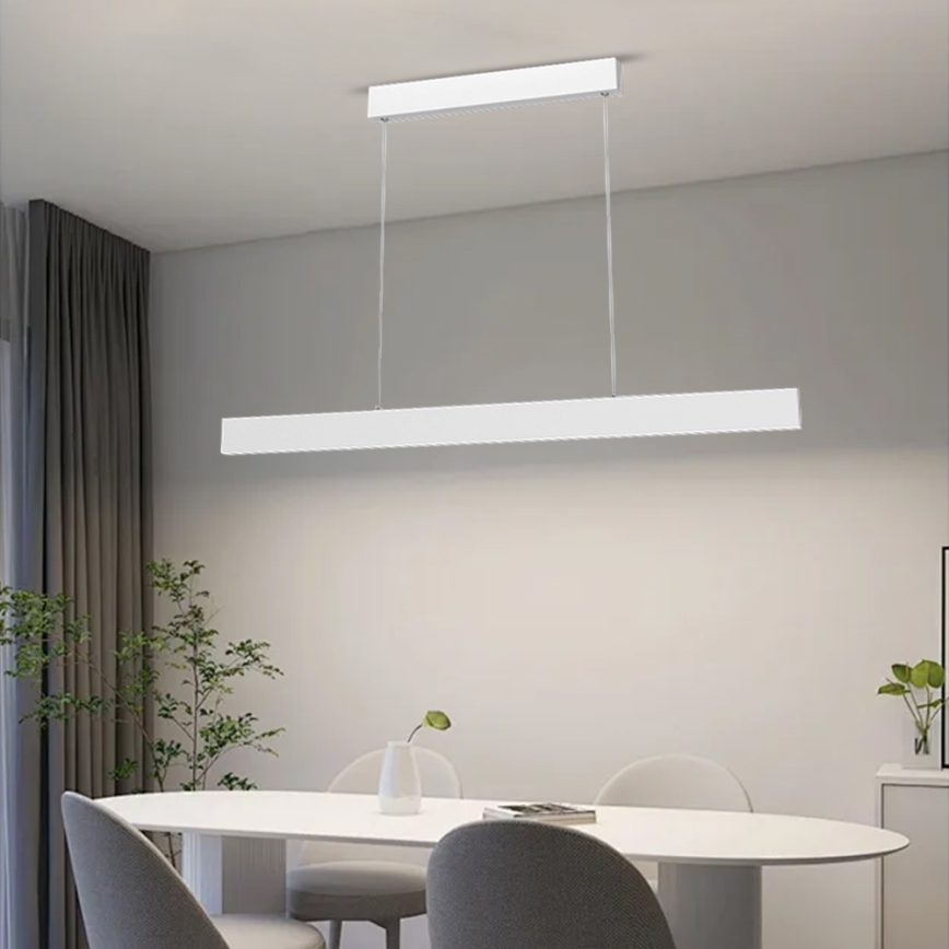 Immax NEO - Dimmbare LED Hängeleuchte LISTON LED/18W/100-240V 118,5 cm + Fernbedienung Tuya