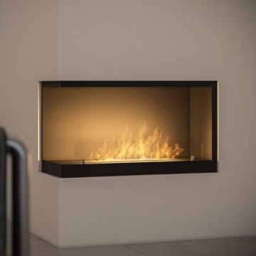 InFire – BIO-Eckkamin 80x45 cm 3kW schwarz