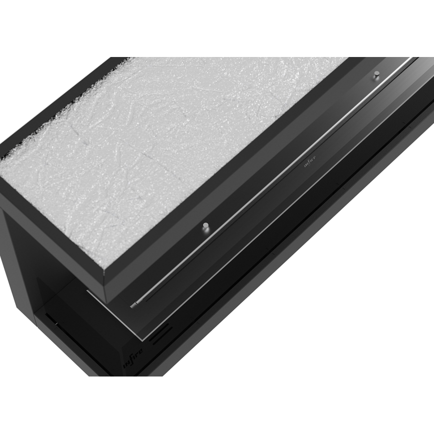 InFire – BIO-Einbaukamin 120x50 cm 5kW schwarz