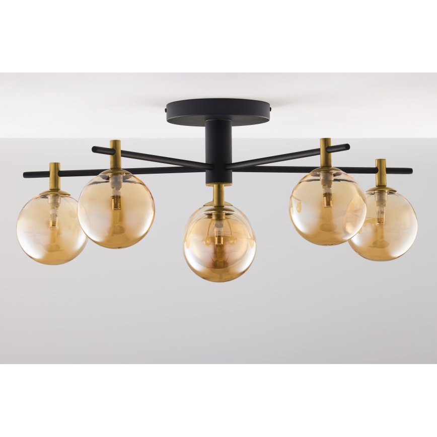 Jupiter 2033 - Aufbauleuchte FIGARO 6xG9/10W/230V schwarz/golden/beige