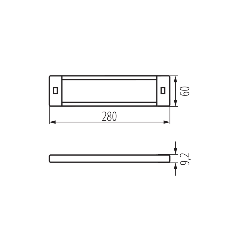 Dimmbare LED-Möbelbeleuchtung mit Bewegungssensor DAXA LED/5W/24V 3000/4000/5500K