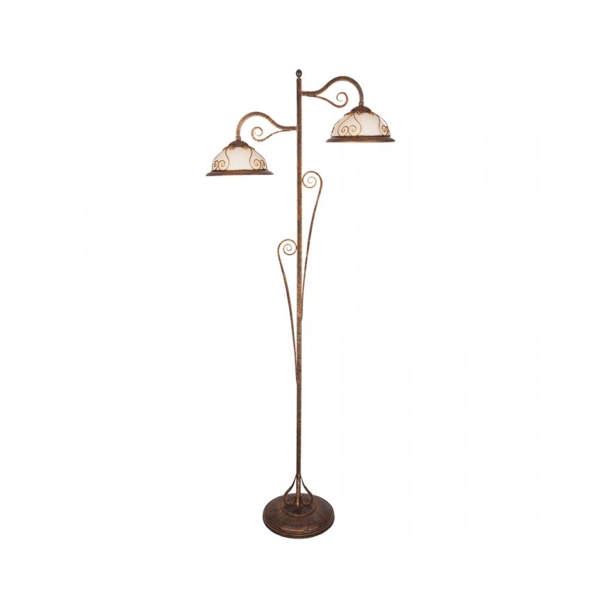 Kemar VE/LS - Stehlampe VERDA 2xE27/60W Bronze