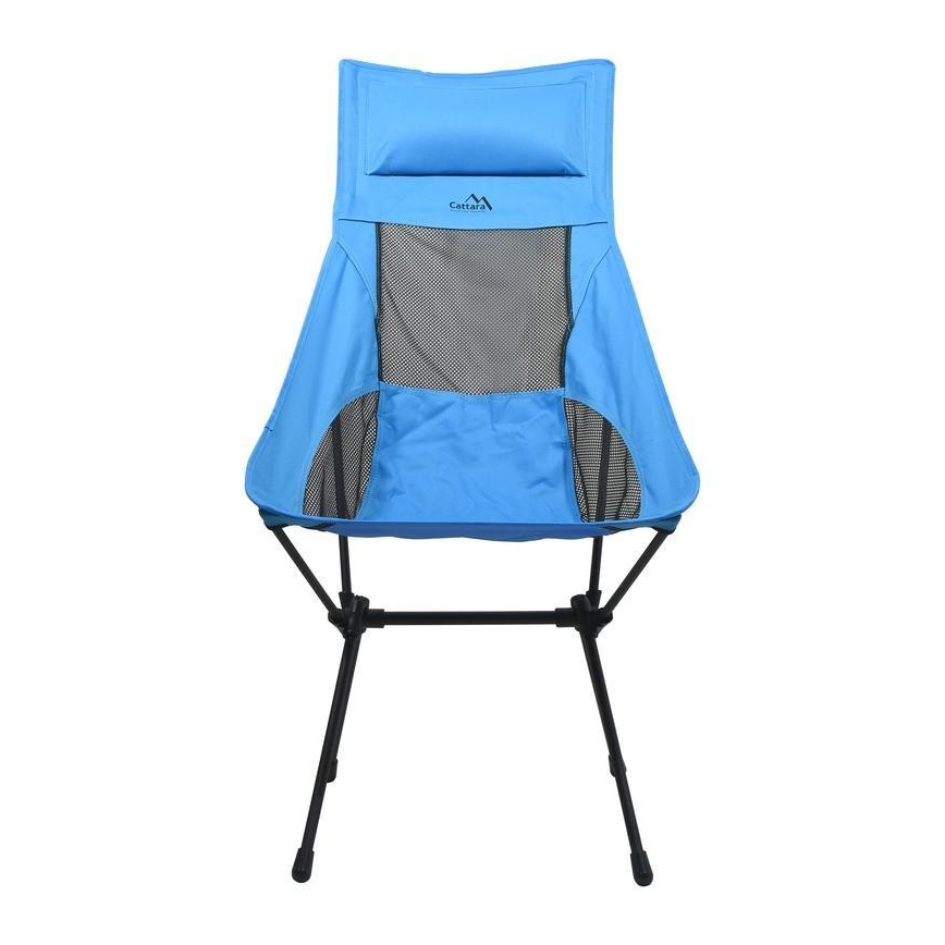 Klappbarer Campingstuhl blau 105 cm