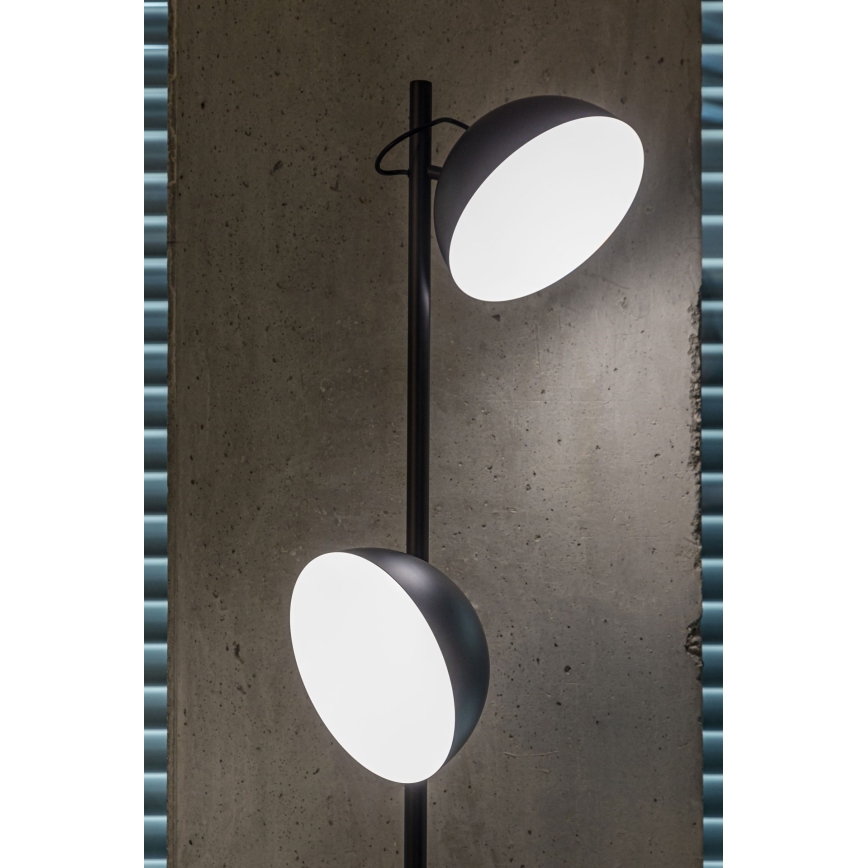 LED-Stehleuchte 2xLED/10W/230V schwarz