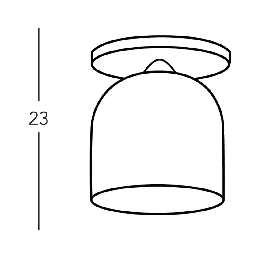 Kolarz A1352.11.Au - Aufbauleuchte NONNA 1xE27/60W/230V Eiche/weiß/golden