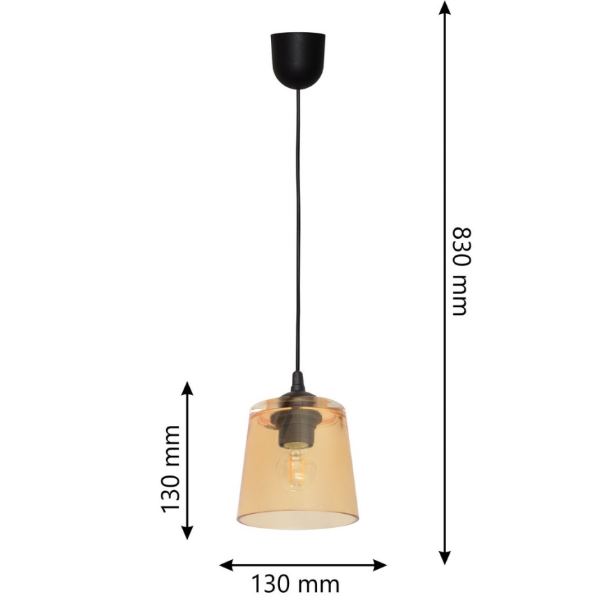 Kronleuchter an Schnur LUCEA 1xE27/60W/230V