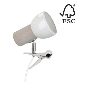 Lampe mit Clip SVENDA 1xE27/60W/230V – FSC-zertifiziert