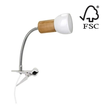 Lampe mit Clip SVENDA 1xE27/60W/230V – FSC-zertifiziert