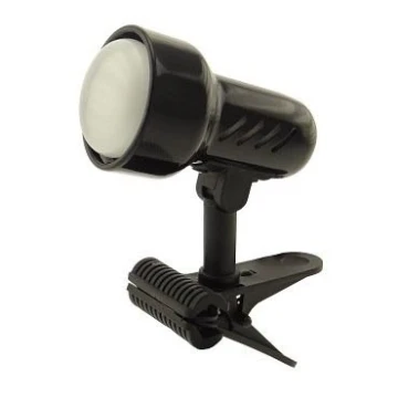 Lampe mit einem Clip KM 1xE14/24W/230V schwarz