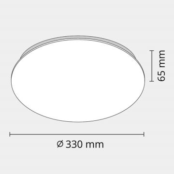 LED Bad-Deckenleuchte  ADAR LED/17W/230V IP44 4000K