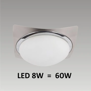 LED Bad-Wand/Deckenleuchte LENS 1xLED/8W 170 mm