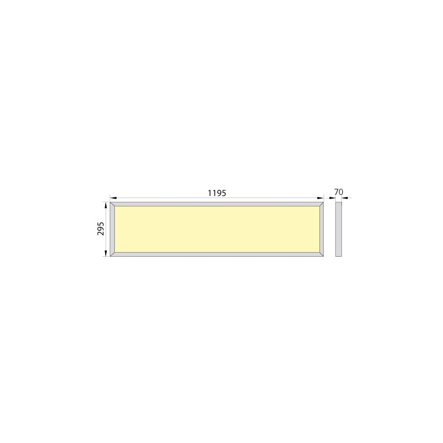 Dimmbare led panel