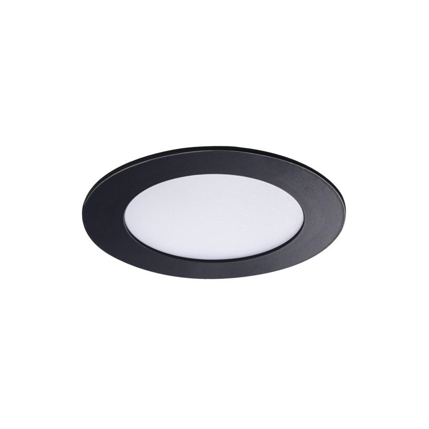 LED Badezimmer-Einbauleuchte ROUNDA LED/6W/230V IP44 schwarz