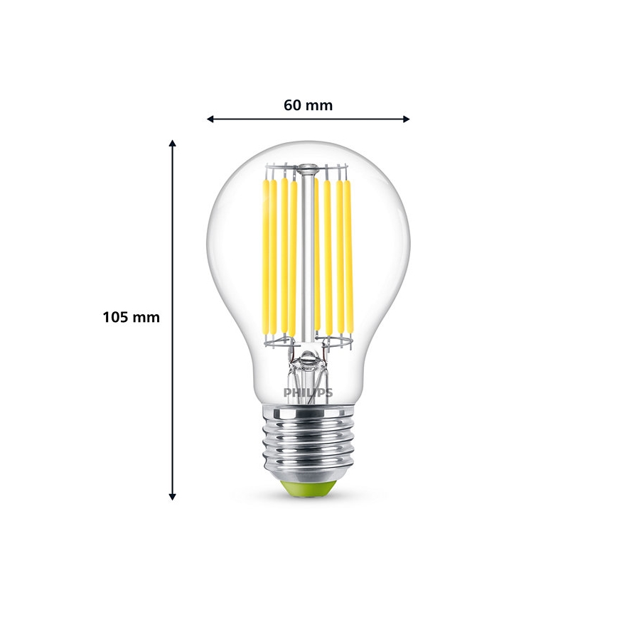 LED Birne VINTAGE Philips A60 E27/4W/230V 4000K