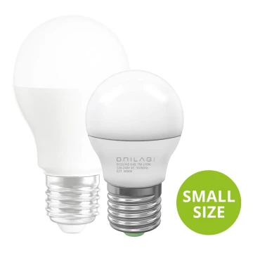 LED Bulb ECOLINE G45 E27/7W/230V 4,000K - Brilagi