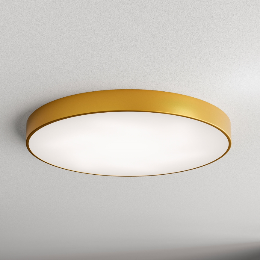 LED-Deckenleuchte CLEO LED/96W/230V 3000K d 80 cm golden