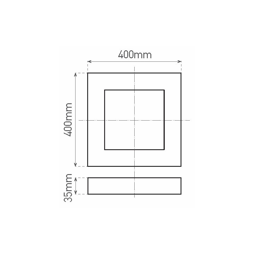 LED Deckenleuchte FENIX LED/32W/230V 3800K