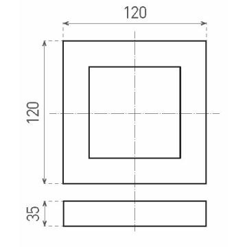 LED-Deckenleuchte FENIX LED/6W/230V 3800K 12 cm