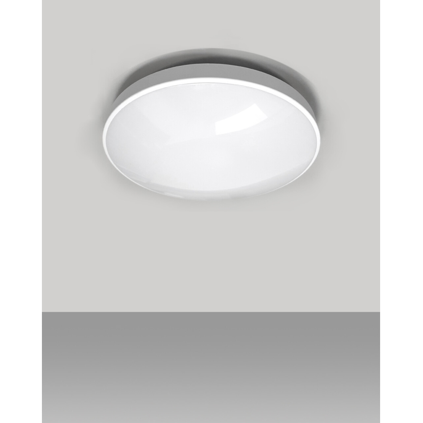 LED-Deckenleuchte für Badezimmer CIRCLE LED/24W/230V 4000K d 37 cm IP44 weiß