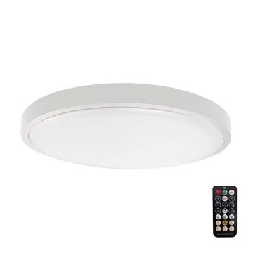 LED-Deckenleuchte für Badezimmer mit Sensor SAMSUNG CHIP LED/24W/230V IP44 3000K d 35 cm weiß + Fernbedienung