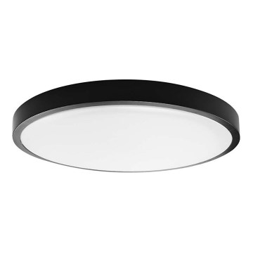 LED-Deckenleuchte für Badezimmer SAMSUNG CHIP LED/18W/230V IP44 3000K d 25 cm schwarz