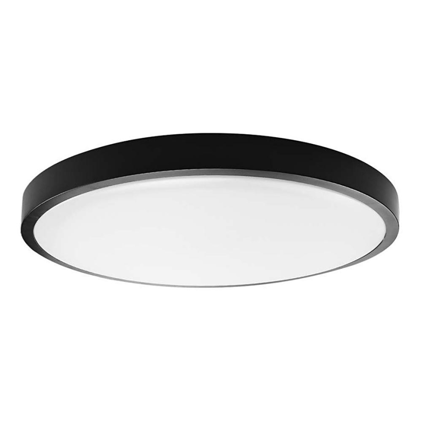 LED-Deckenleuchte für Badezimmer SAMSUNG CHIP LED/24W/230V IP44 6500K d 29 cm schwarz