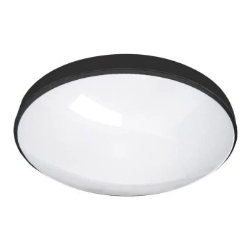 LED-Deckenleuchte für das Badezimmer CIRCLE LED/24W/230V 4000K d 37 cm IP44 schwarz