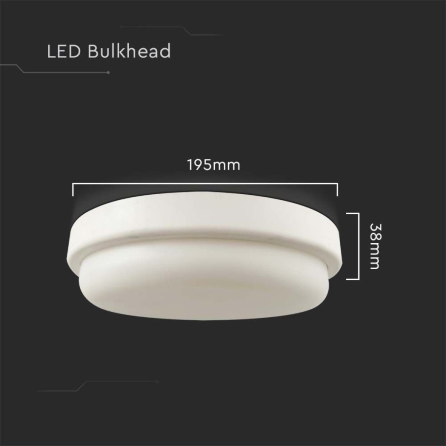 LED-Deckenleuchte für das Badezimmer LED/18W/230V 4000K