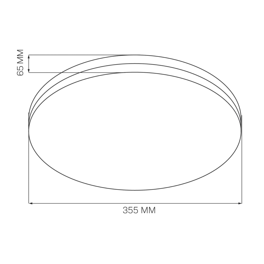 LED-Deckenleuchte fürs Badezimmer MOON LED/18W/230V Chrom IP44