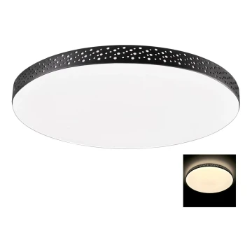 LED-Deckenleuchte fürs Badezimmer MOON LED/18W/230V schwarz IP44