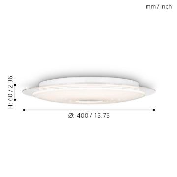 LED-Deckenleuchte IGROKA LED/18,8W/230V