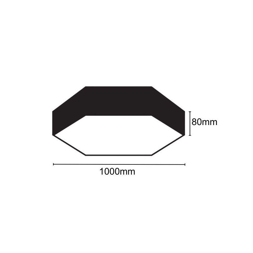 LED-Deckenleuchte LED/100W/230V 4000K d 100 cm