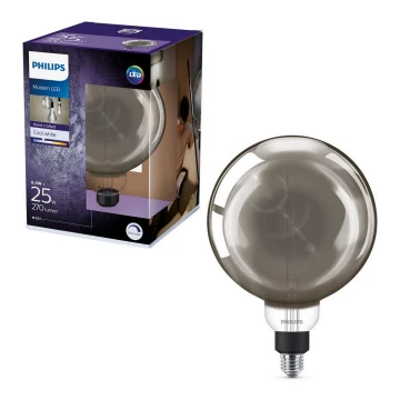 LED dimmbare Glühlampe SMOKY VINTAGE Philips G200 E27/6,5W/230V 4000K