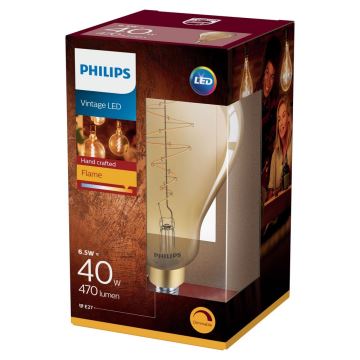 LED dimmbare Glühlampe VINTAGE Philips A160 E27/6,5W/230V 2000K