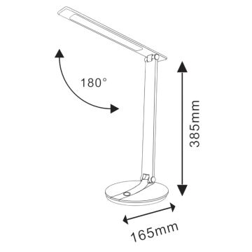 LED Dimmbare Touch-Tischleuchte SERRA LED/8W/230V weiß