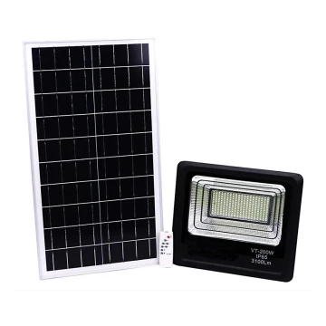 LED Dimmbarer Solarstrahler LED/40W/10V 4000K IP65 + Fernbedienung